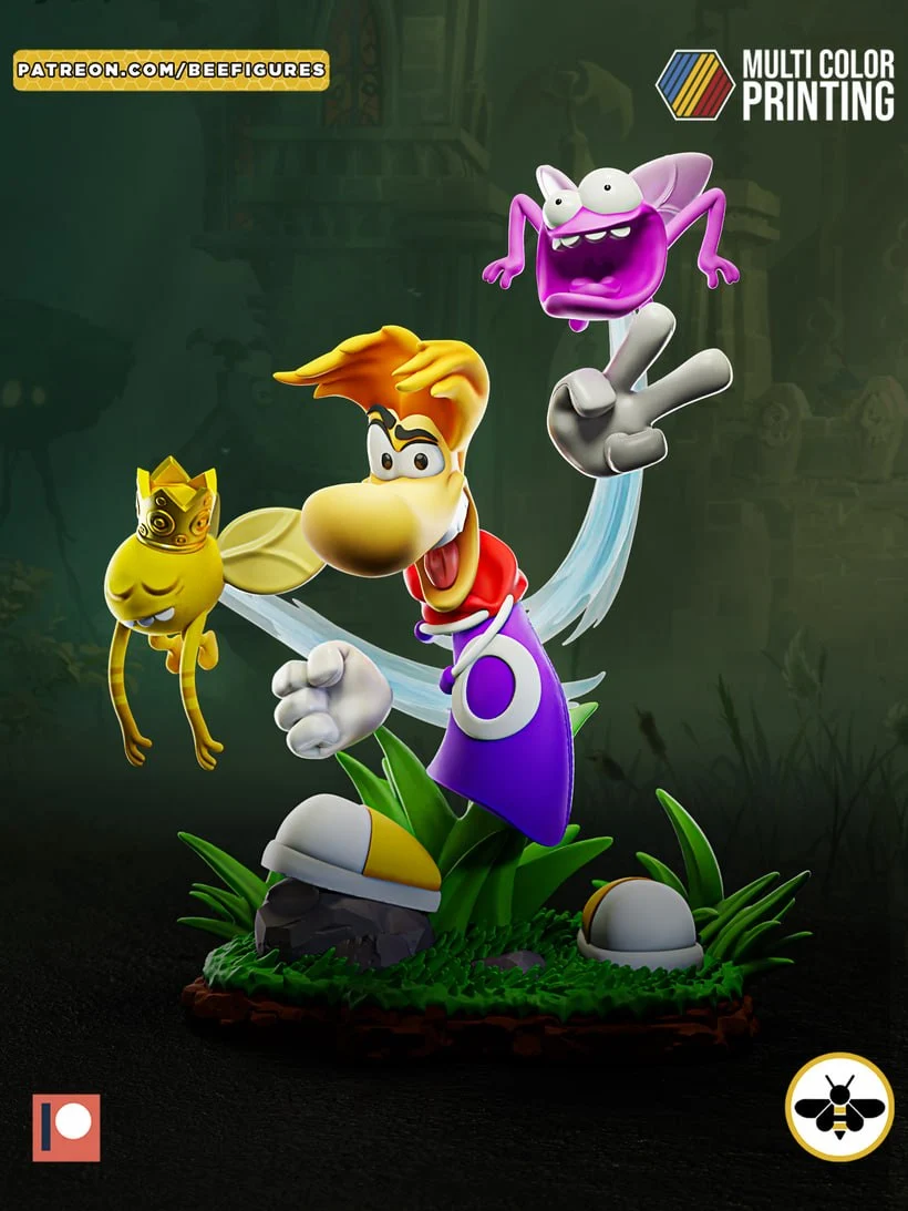 Rayman — Rayman 3D printable STL model