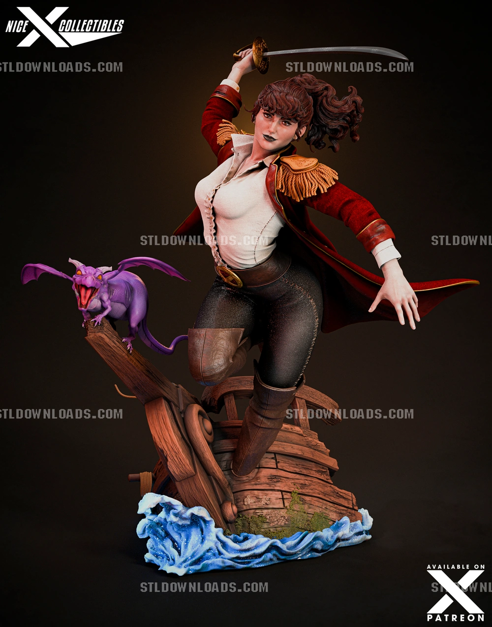 Red Queen Kitty Pryde — Marvel / X-Men 3D printable STL model