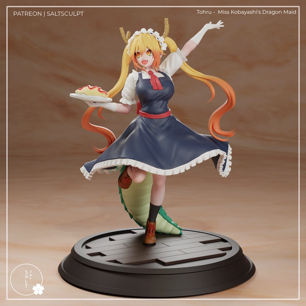 Tohru — Miss Kobayashi's Dragon Maid 3D printable STL model