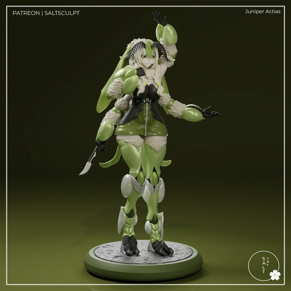 Juniper Actias — VTuber 3D printable STL model