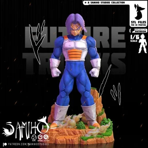 Future Trunks — Dragon Ball 3D printable STL model