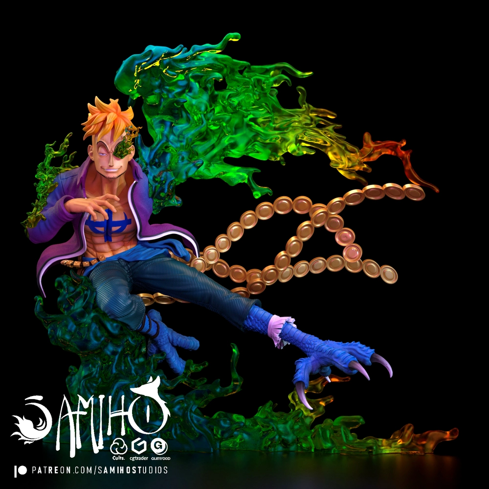Marco The Phoenix — One Piece 3D printable STL model