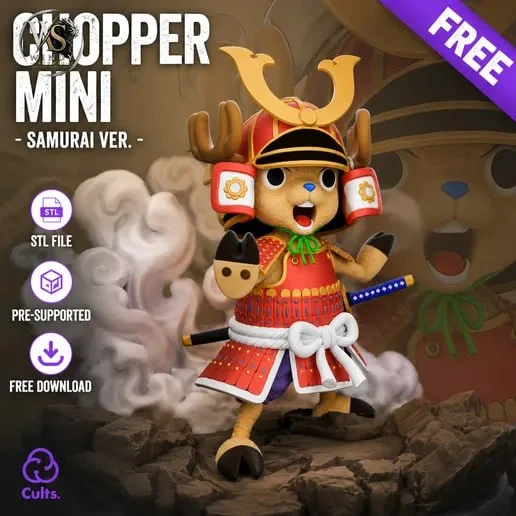 Samurai Chopper — One Piece 3D printable STL model
