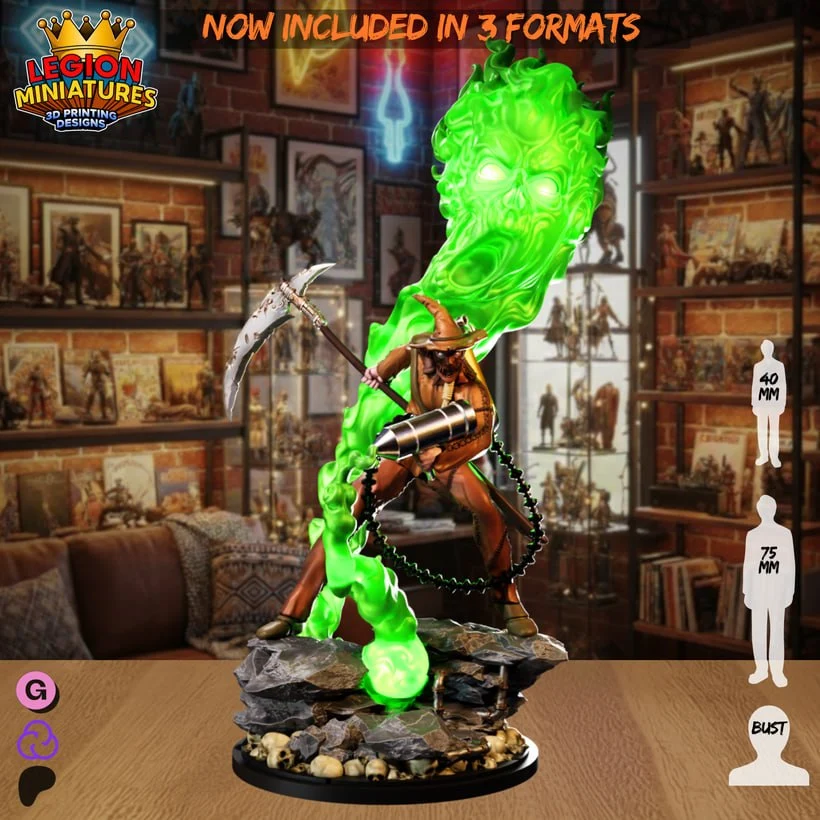 Scarecrow — DC Comics / Batman 3D printable STL model