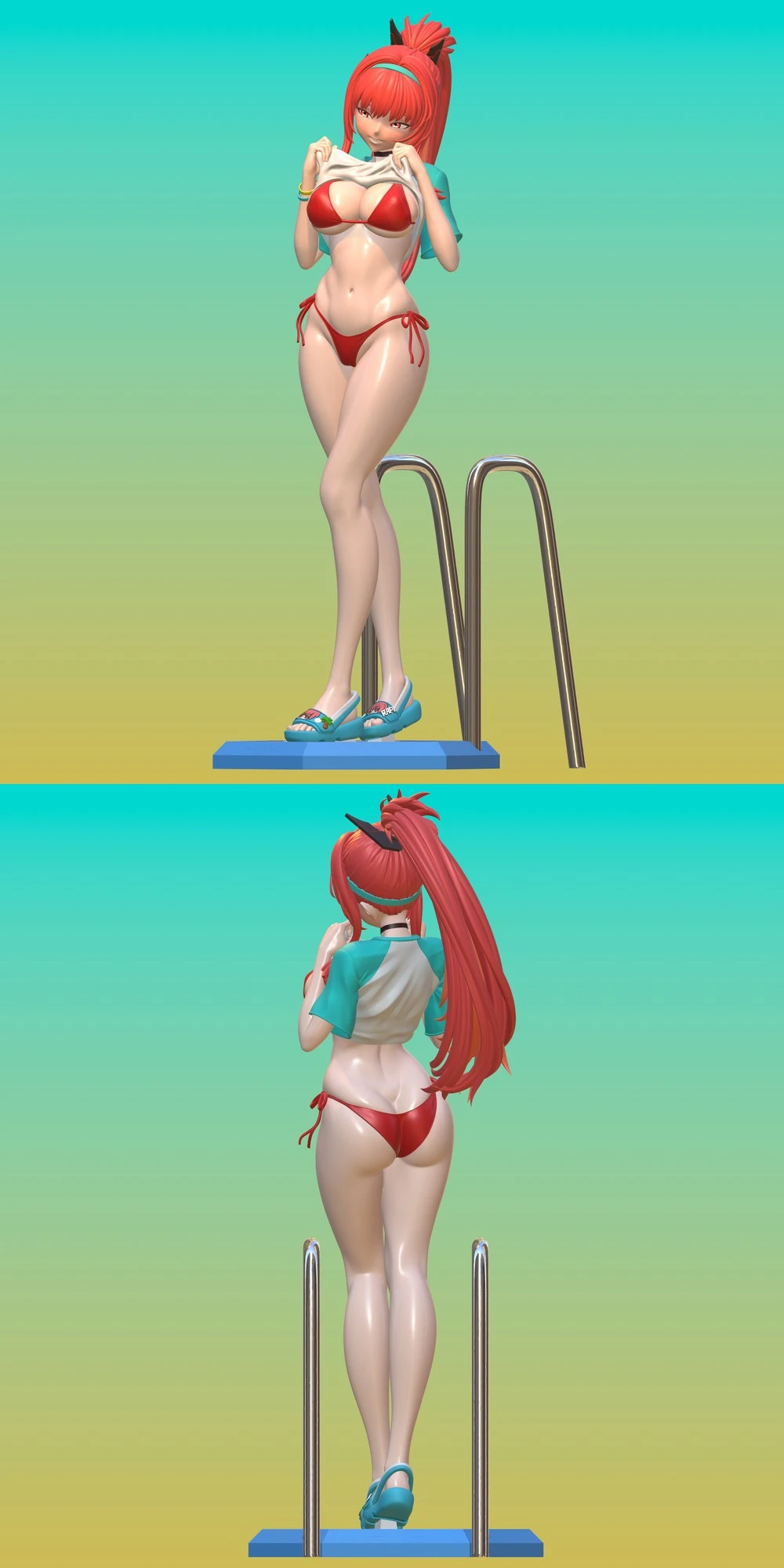 Rapi Red Flavor — Goddess of Victory: Nikke STL render Rapi Red Flavor — Goddess of Victory: Nikke 3D printable STL model