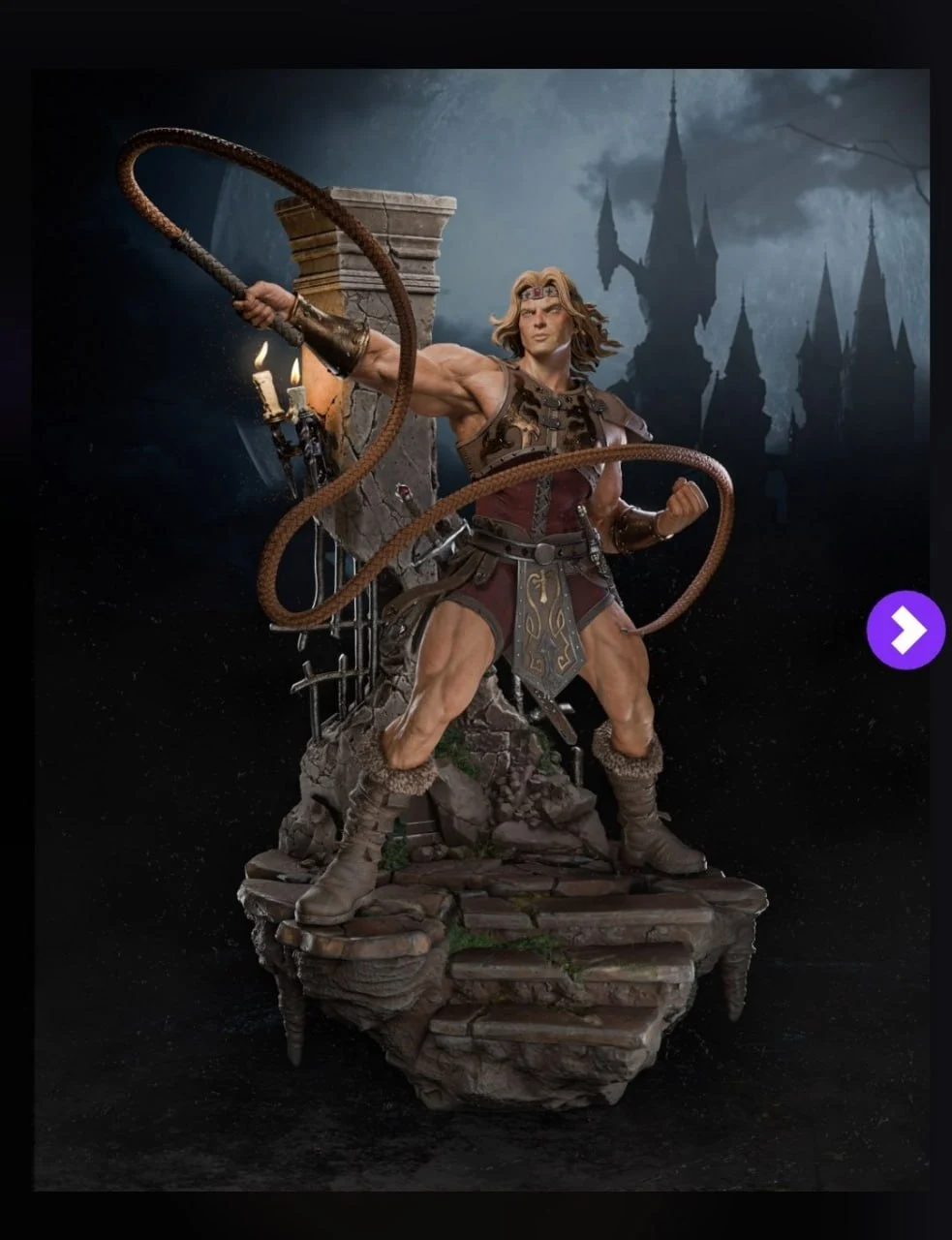 Simon Belmont — Castlevania 3D printable STL model