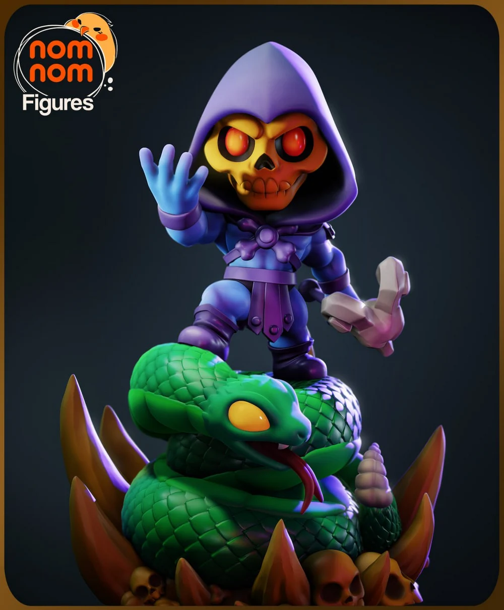 Skeletor Chibi — Masters of the Universe 3D printable STL model