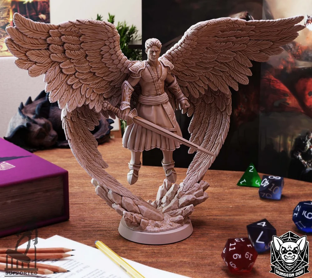 Solar Male Angel 3D printable STL model