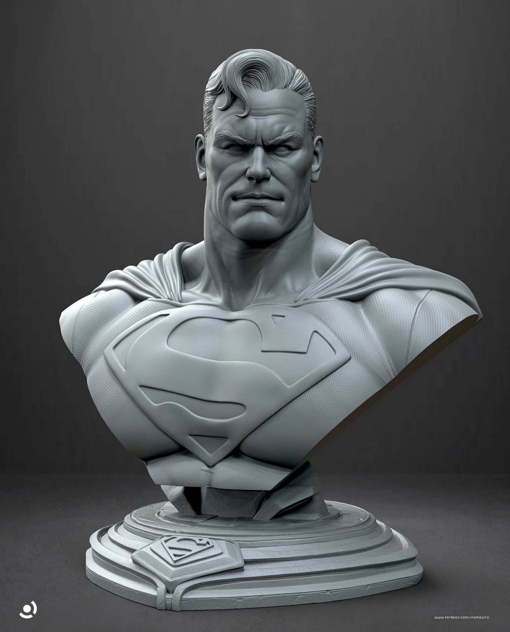 Superman Bust — DC Comics / Superman 3D printable STL model