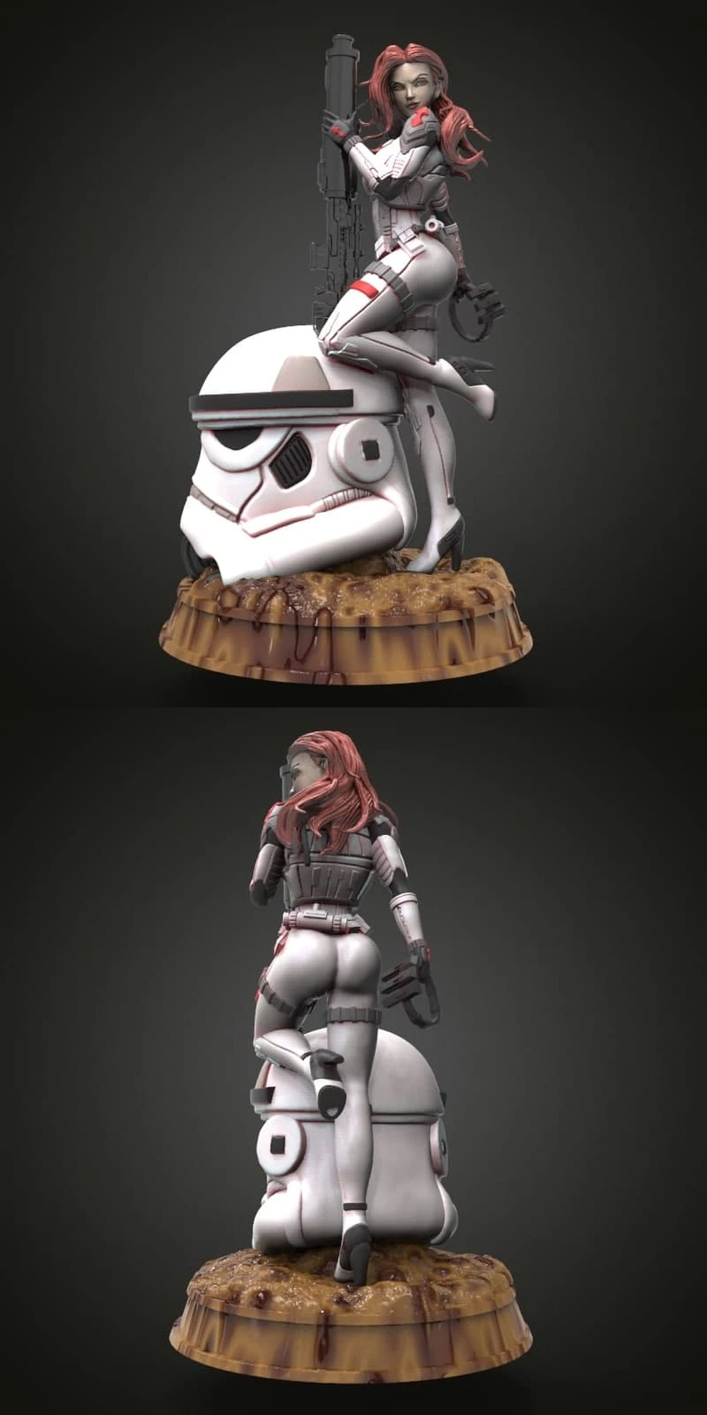 Stormtrooper Pin-Up — Star Wars 3D printable STL model