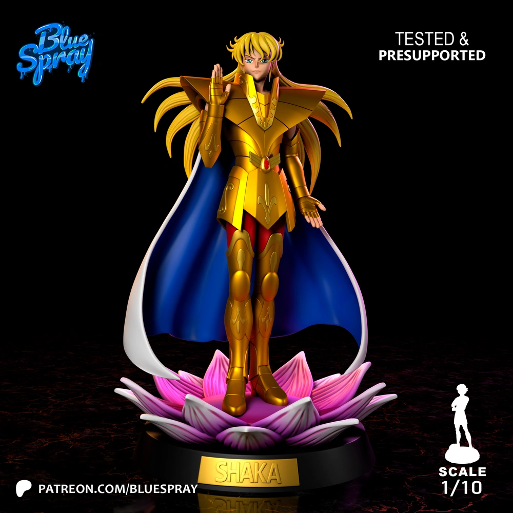 Virgo Shaka — Saint Seiya 3D printable STL model