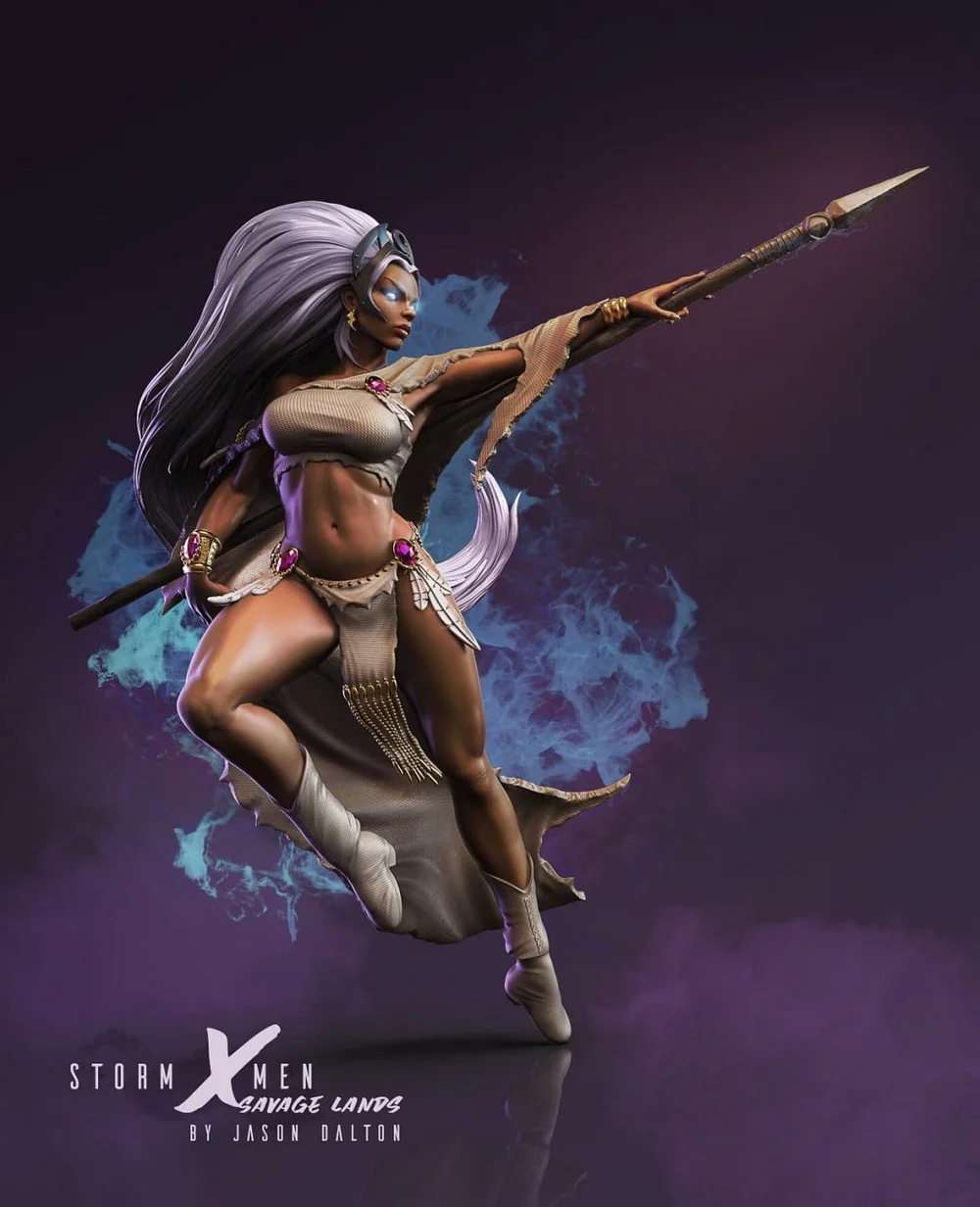 Storm Savage Land — Marvel Comics / X-Men 3D printable STL model