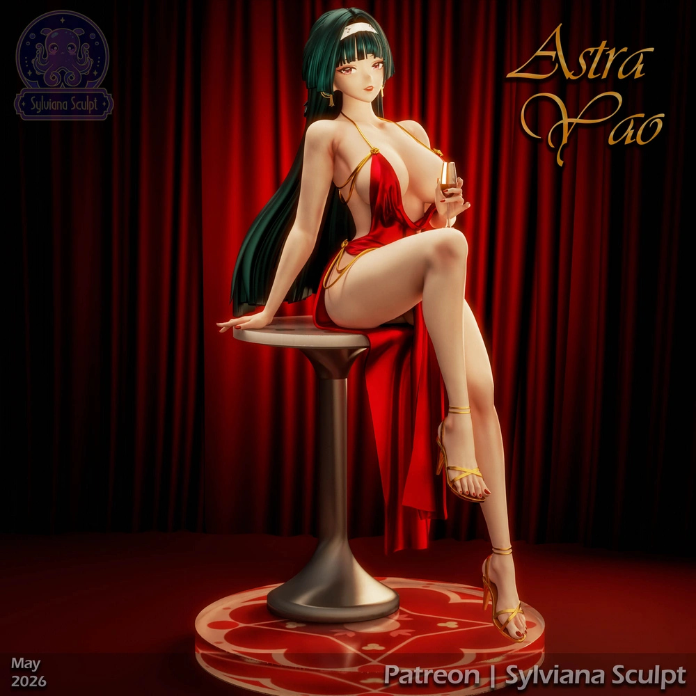 Astra Yao — Original Character STL render Astra Yao — Original Character 3D printable STL model