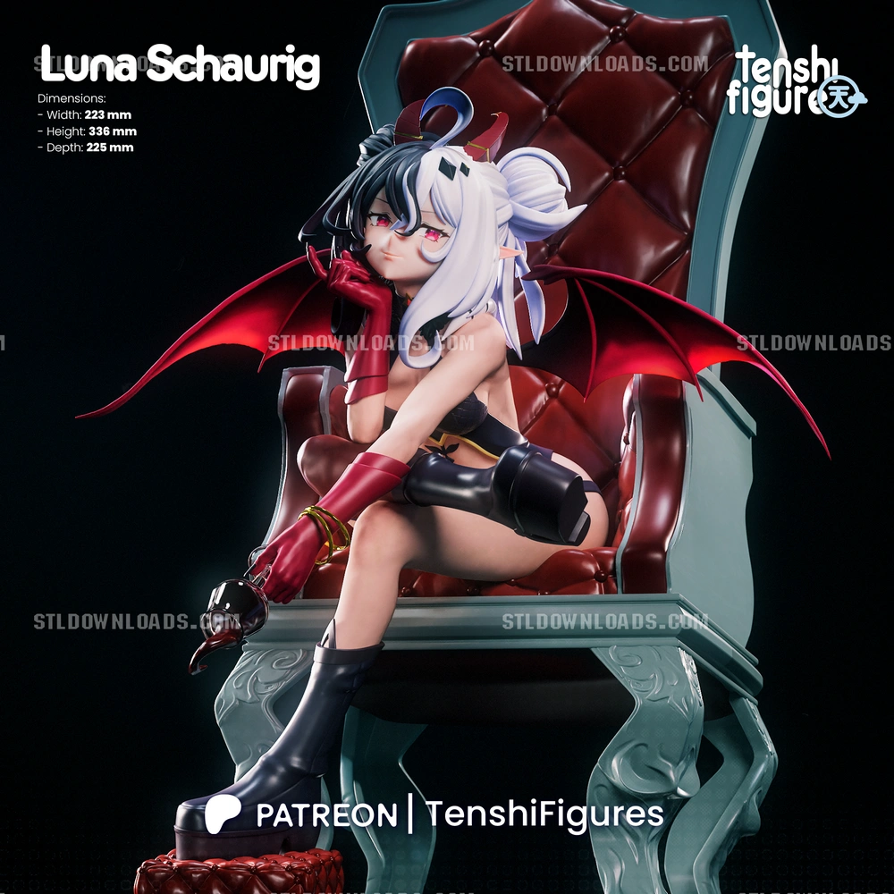 Luna Schaurig — Original Character 3D printable STL model