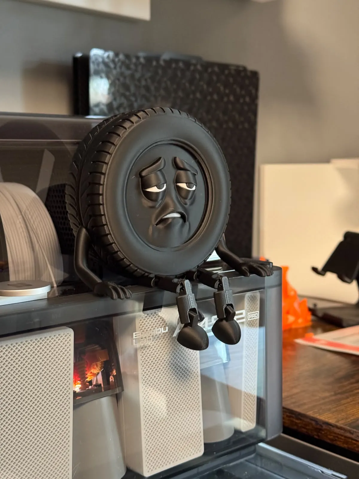 Tired Completely Exhausted Shelf Sitter — Original Character STL render Tired Completely Exhausted Shelf Sitter — Original Character 3D printable STL model
