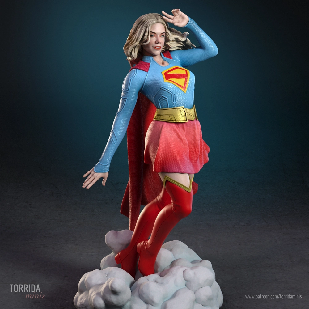 Supergirl — DC Comics 3D printable STL model