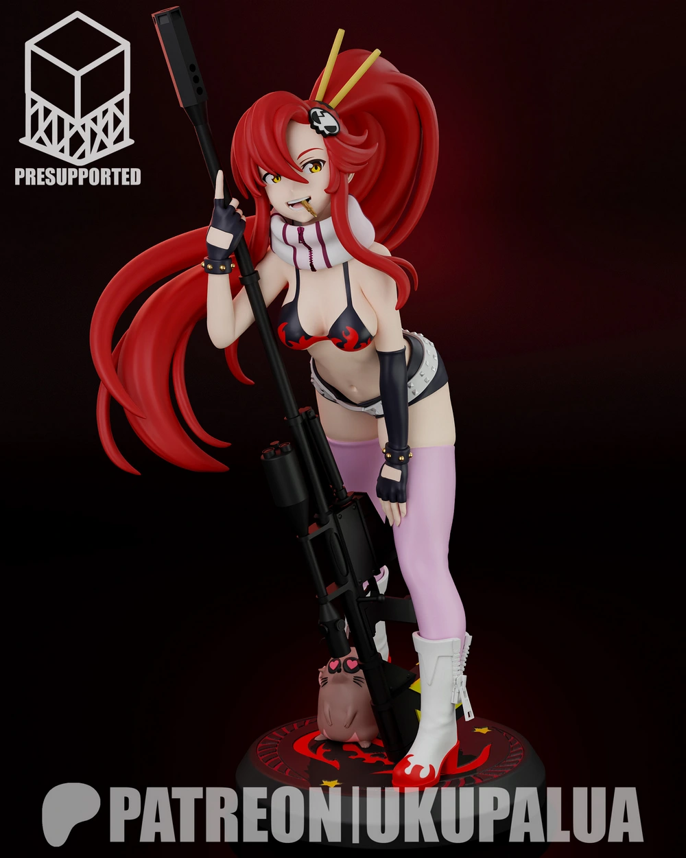Yoko Littner — Gurren Lagann STL render Yoko Littner — Gurren Lagann 3D printable STL model