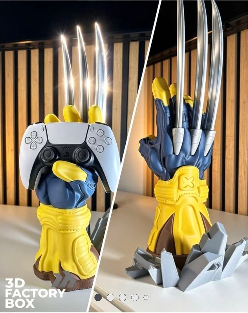 Wolverine Controller Stand — Marvel / Utility 3D printable STL model