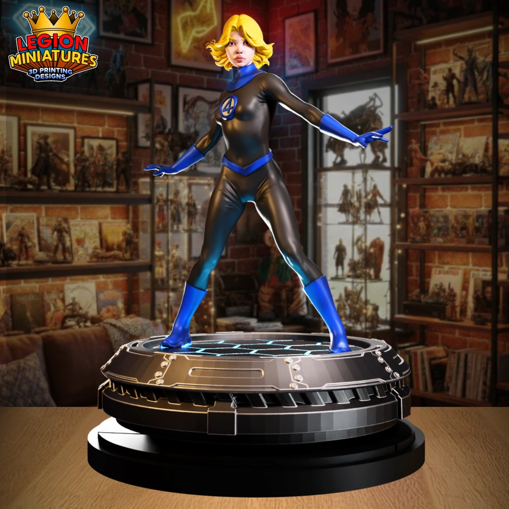 Valeria — Original Character STL render Valeria — Original Character 3D printable STL model