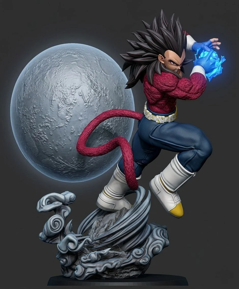 Vegeta SSJ4 — Dragon Ball GT 3D printable STL model
