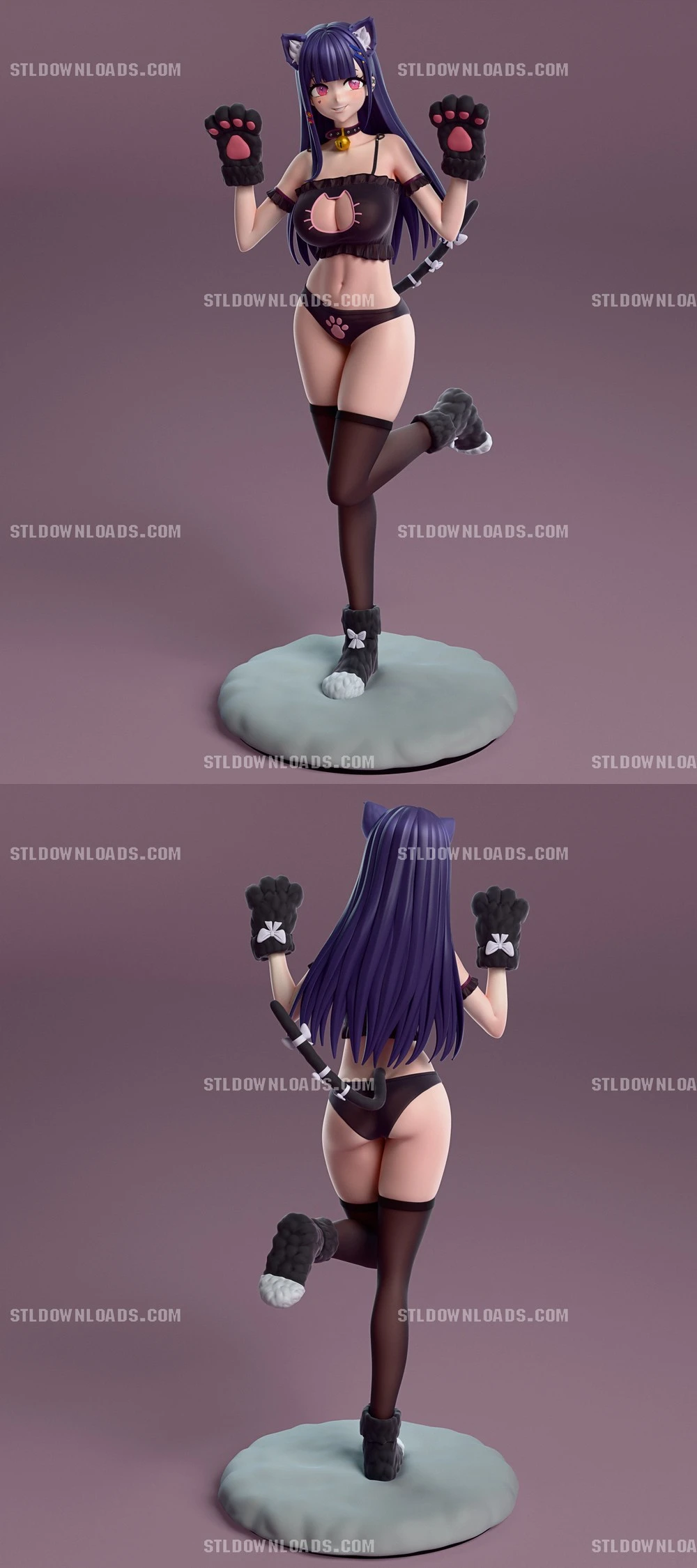 Akuma Nihmune & Numi — VTuber / Original Character 3D printable STL model