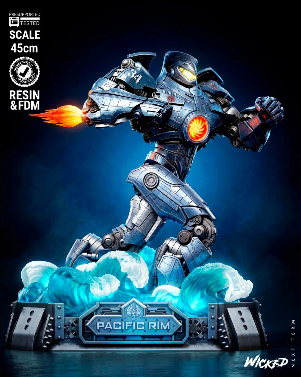Gipsy Danger — Pacific Rim 3D printable STL model