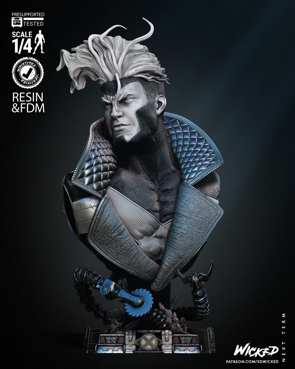 Havok Bust — Marvel / X-Men 3D printable STL model