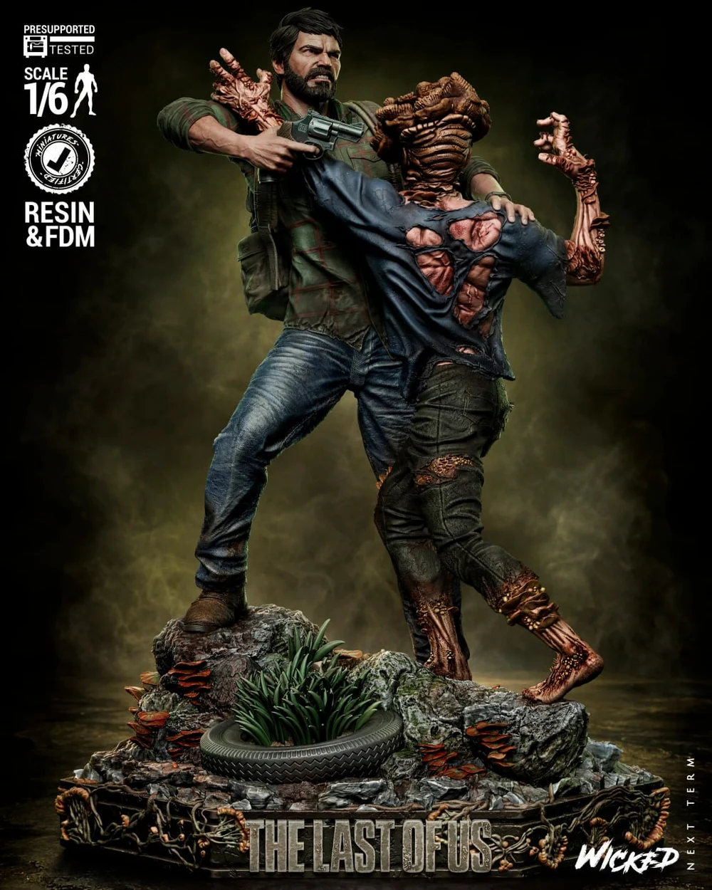 Joel Sculpture — The Last of Us 3D printable STL model