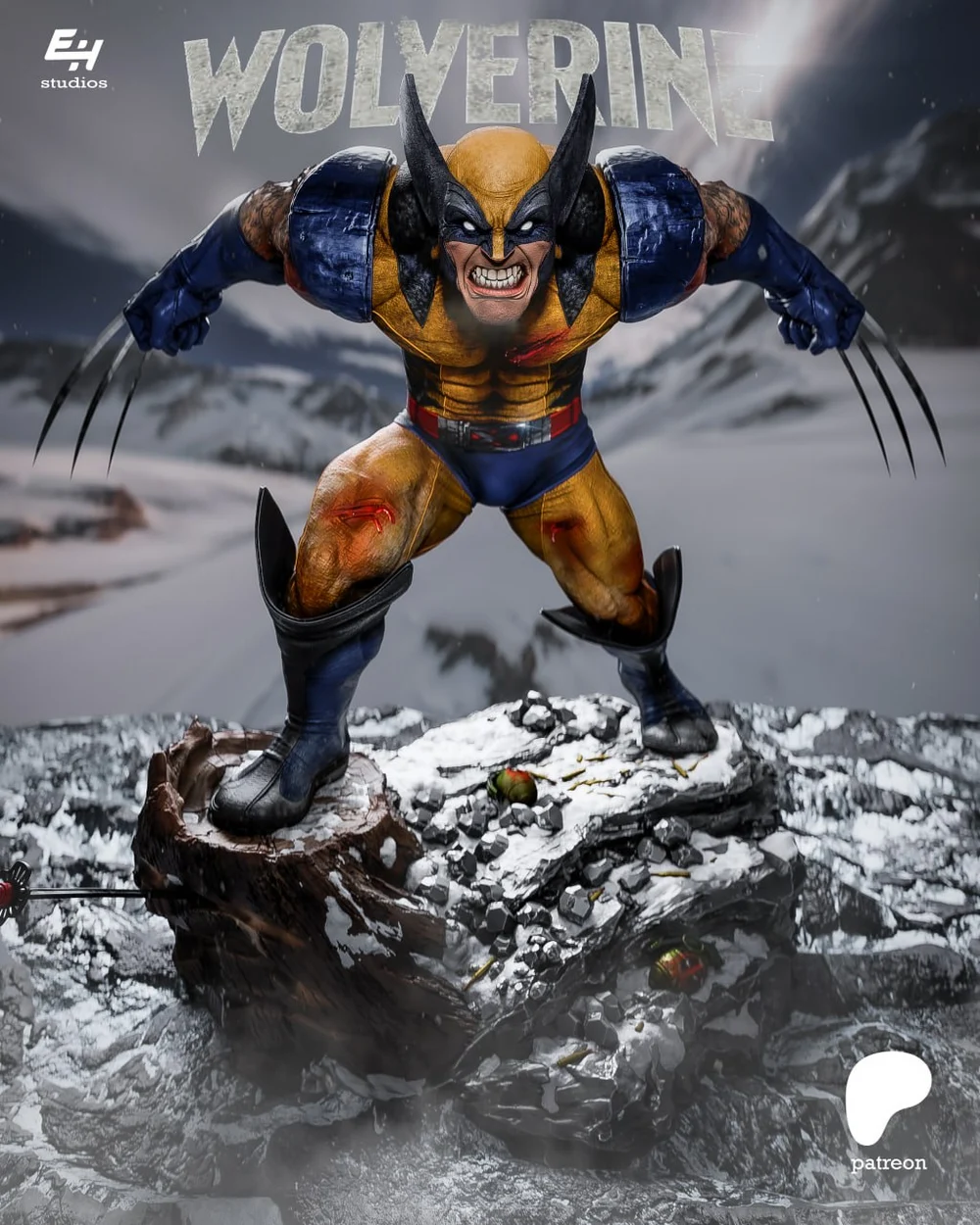 Wolverine — Marvel / X-Men 3D printable STL model