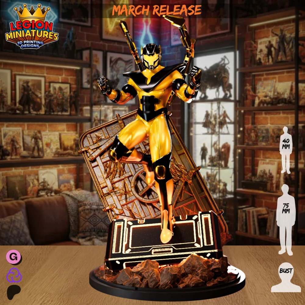 Yellowjacket — Marvel 3D printable STL model