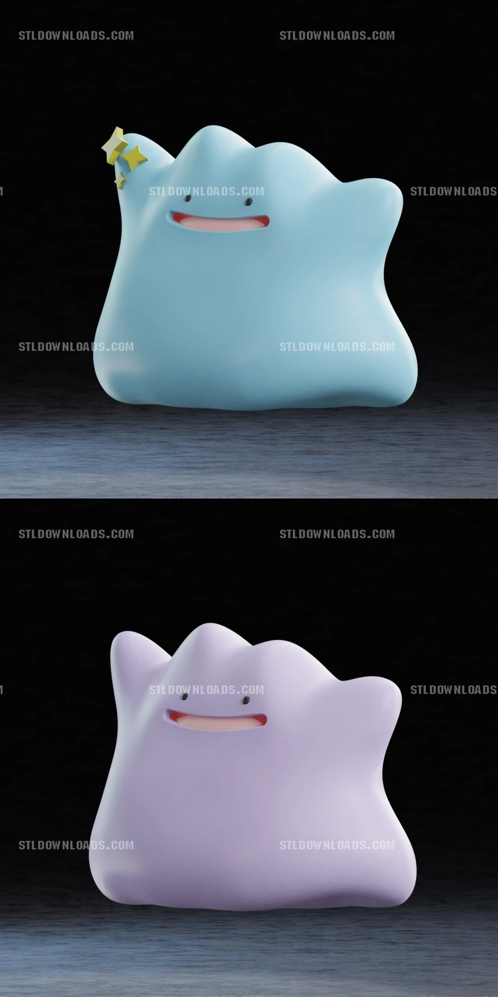 Ditto — Pokémon 3D printable STL model