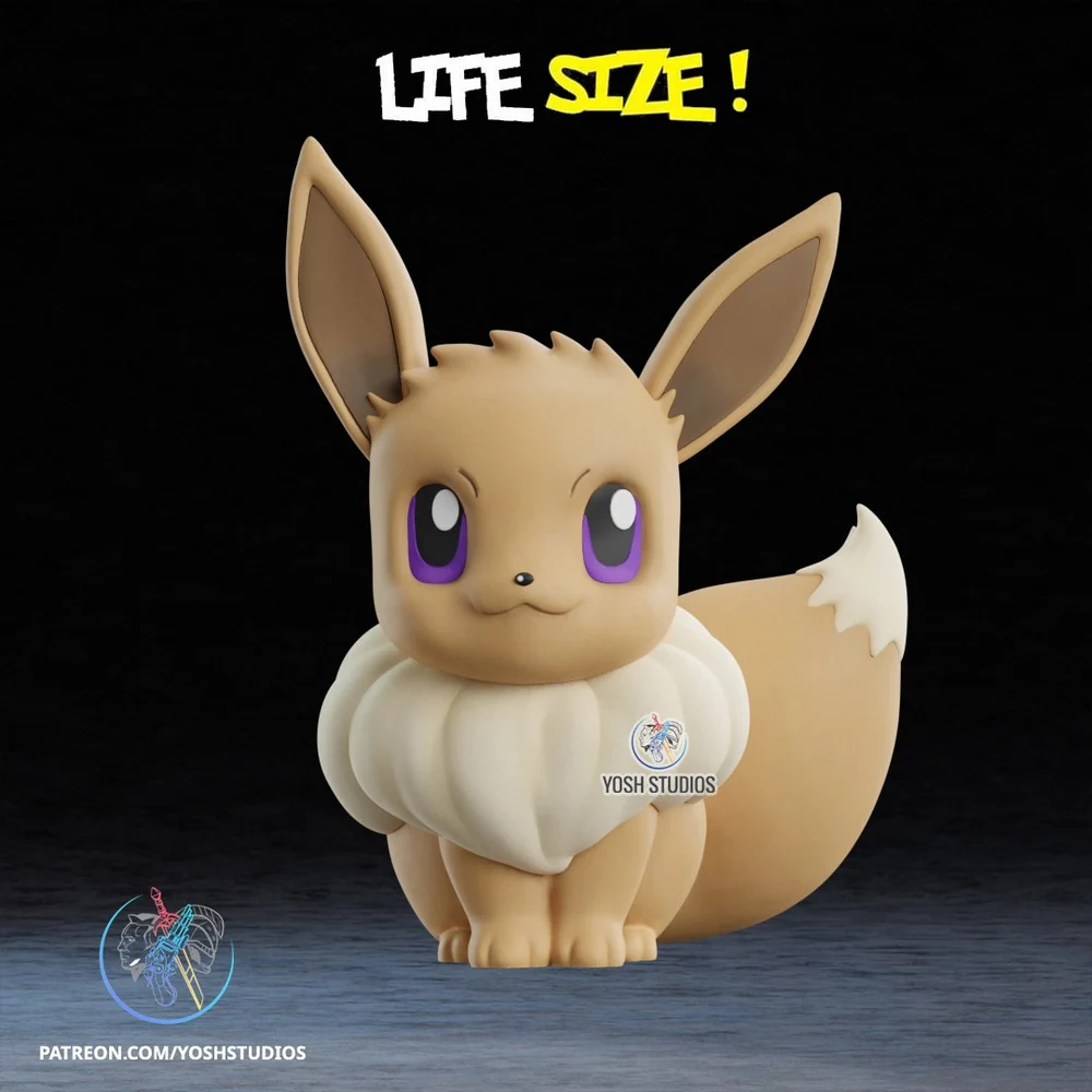 Eevee — Pokémon 3D printable STL model