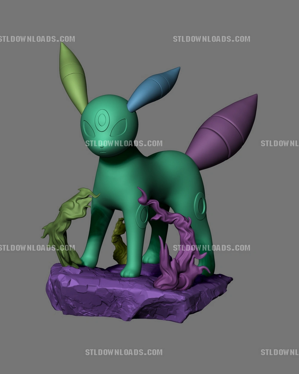 Umbreon Statue — Pokémon 3D printable STL model
