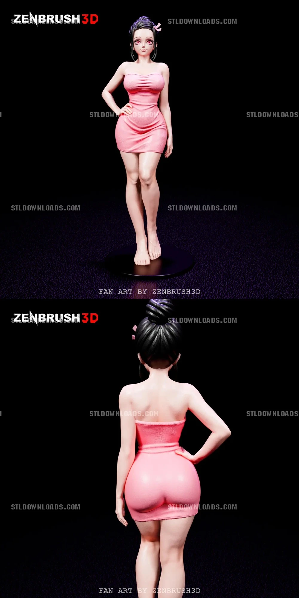 Nezuko Kamado — Demon Slayer 3D printable STL model