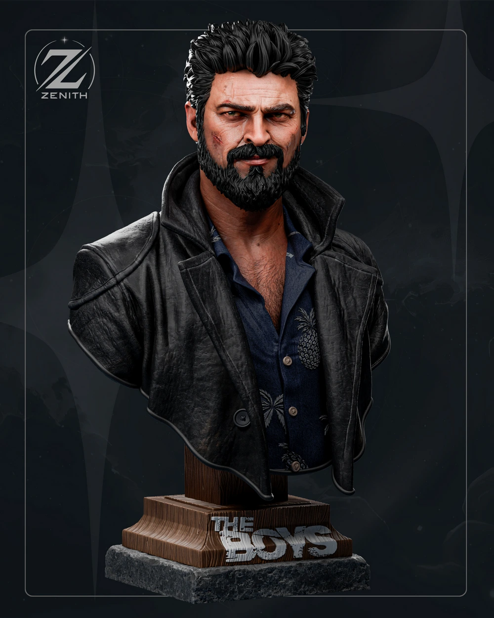Billy Butcher — The Boys STL render Billy Butcher — The Boys 3D printable STL model