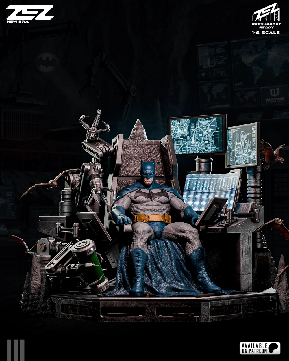 Batman Throne — DC Comics / Batman 3D printable STL model