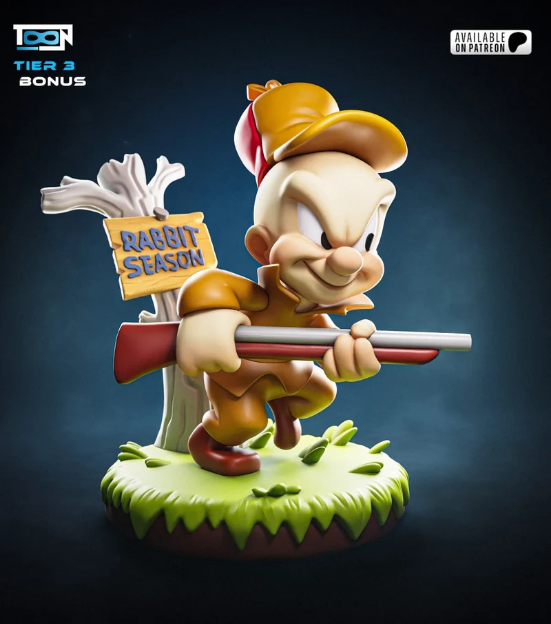 Elmer Fudd — Looney Tunes 3D printable STL model