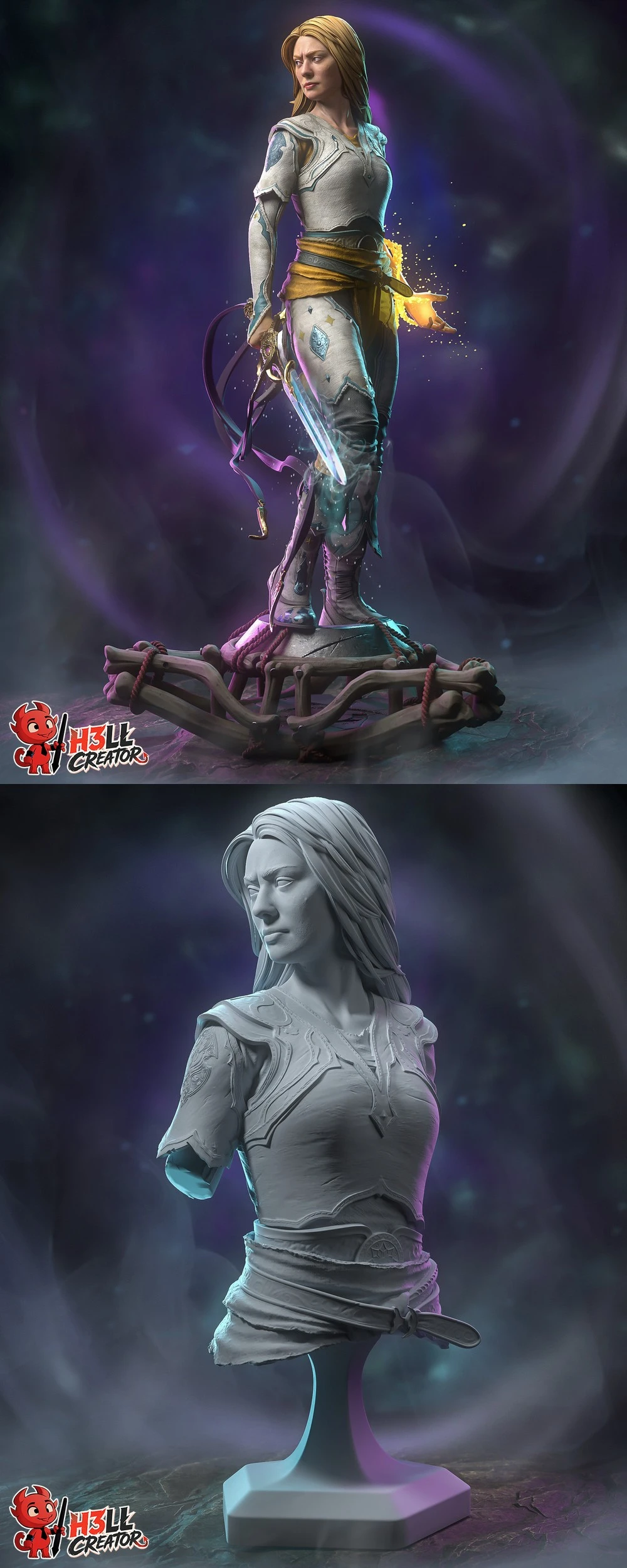 Faye STL render Faye 3D printable STL model