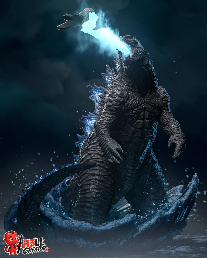 Godzilla — Godzilla 3D printable STL model