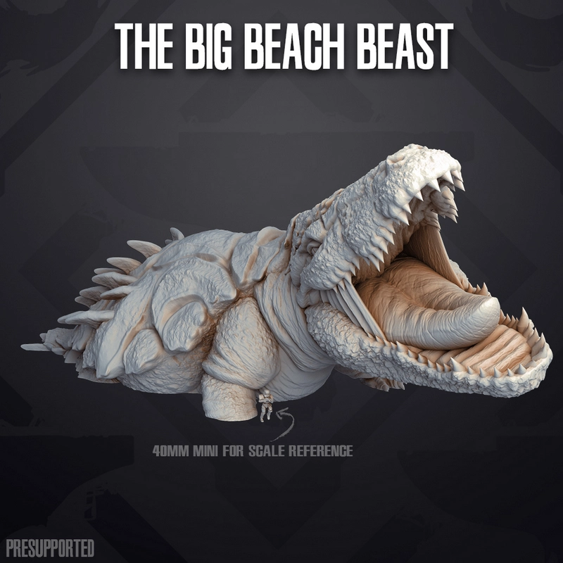 Sci-fi dinosaur turtle creature with armored shell and open tooth-filled mouth
