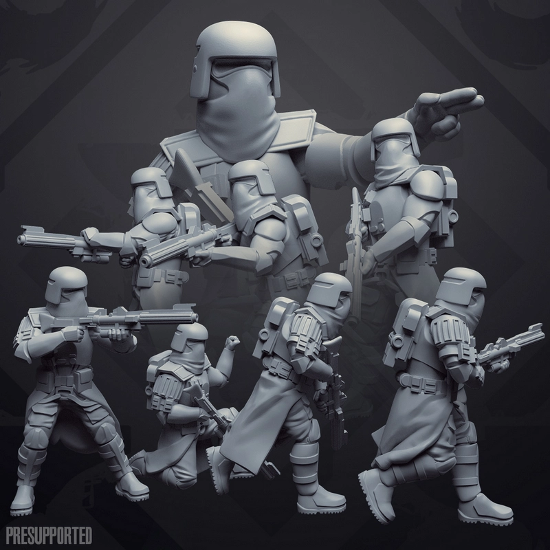 Star Wars Extraction Trooper Squad with armored helmeted figures and weapons