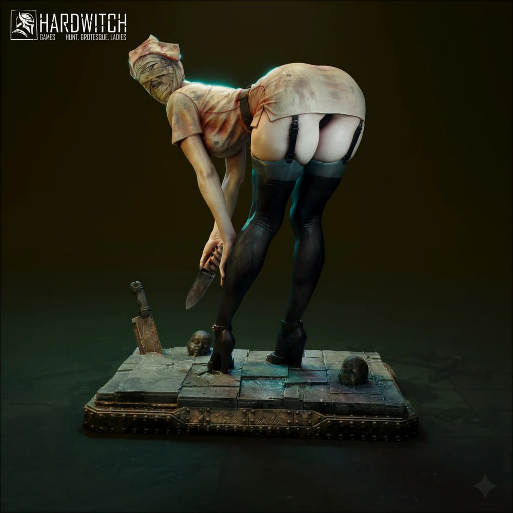Abyssal Nurse STL render Abyssal Nurse 3D printable STL model