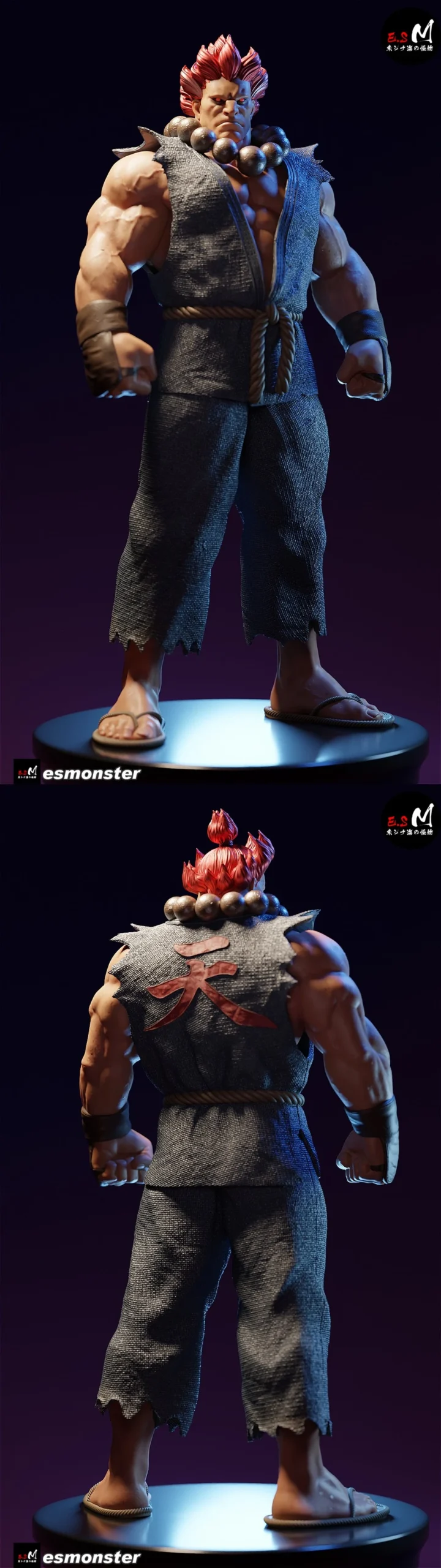 Akuma — Street Fighter 3D printable STL model