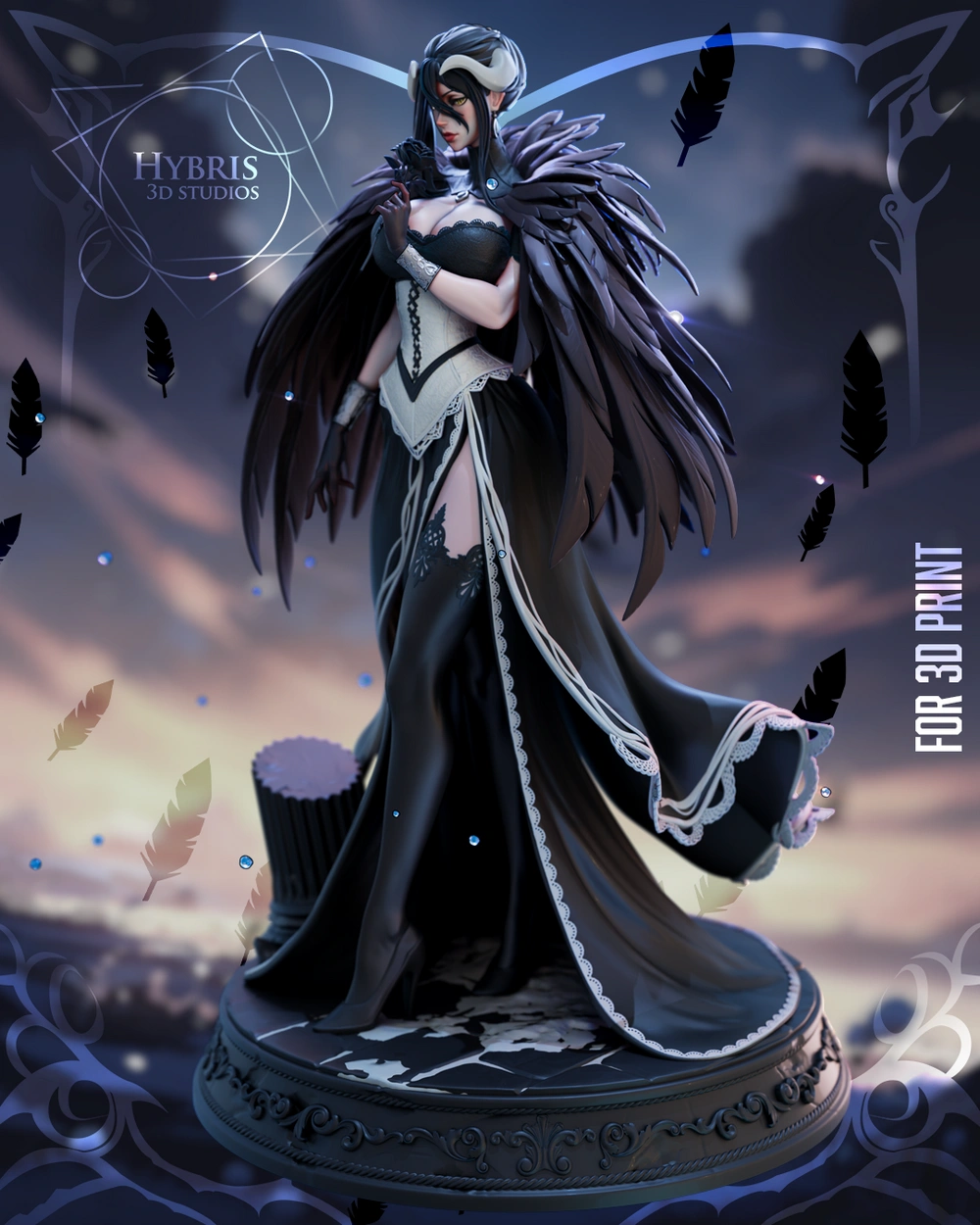 Albedo — Overlord STL render Albedo — Overlord 3D printable STL model
