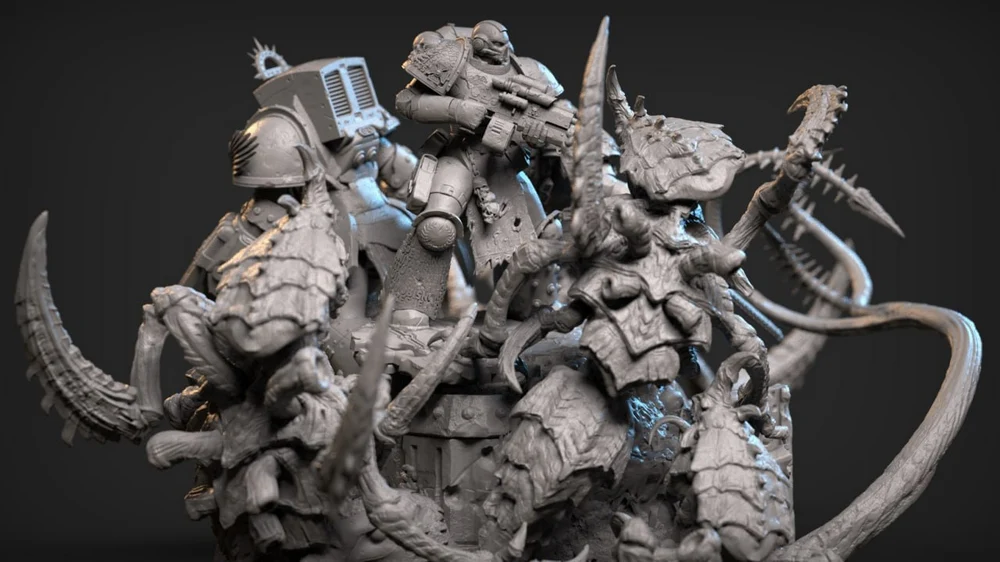The Devastation of Baal — Warhammer 40,000 3D printable STL model