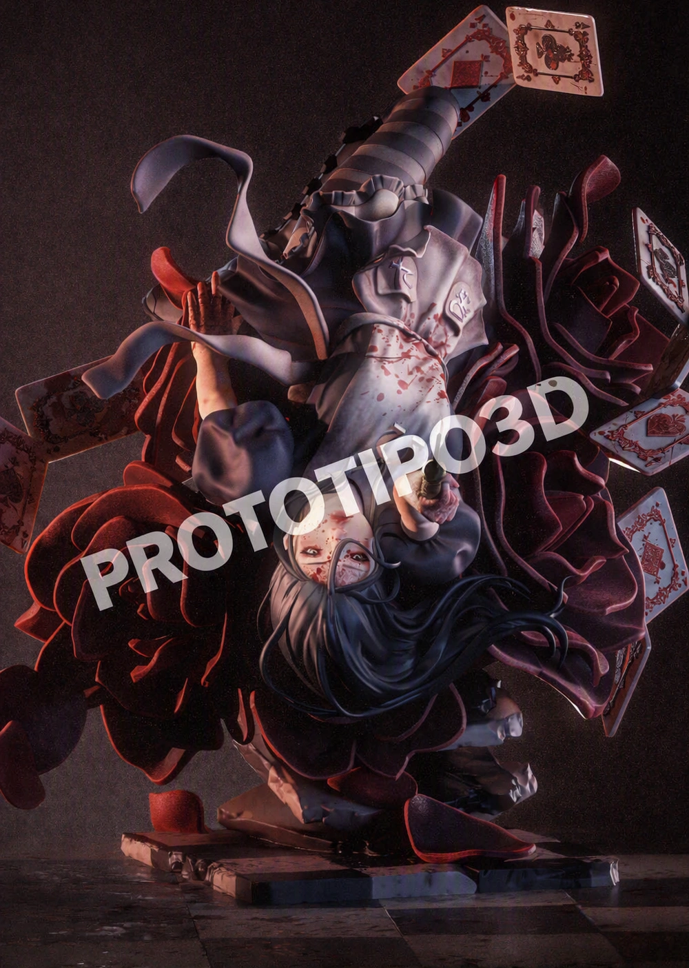 Alice — American McGee's Alice STL render Alice — American McGee's Alice 3D printable STL model