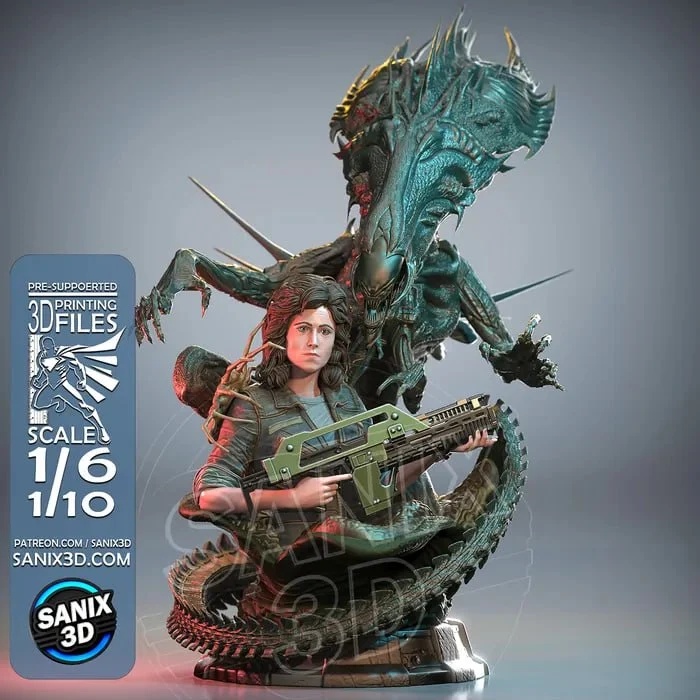 Ripley — Alien 3D printable STL model