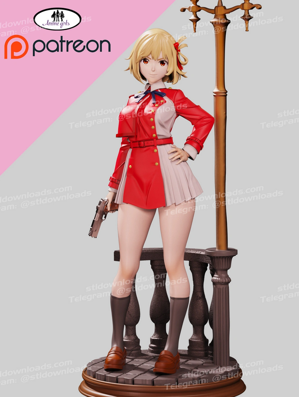 Chisato 3D printable STL model