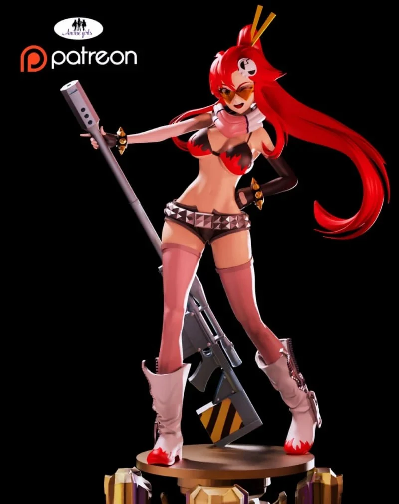 Yoko Littner — Gurren Lagann STL render Yoko Littner — Gurren Lagann 3D printable STL model