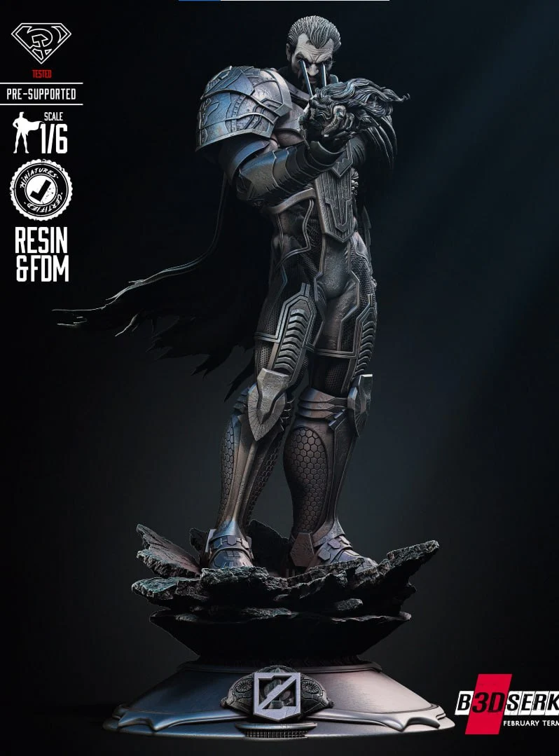 General Zod Sculpture — DC Comics 3D printable STL model